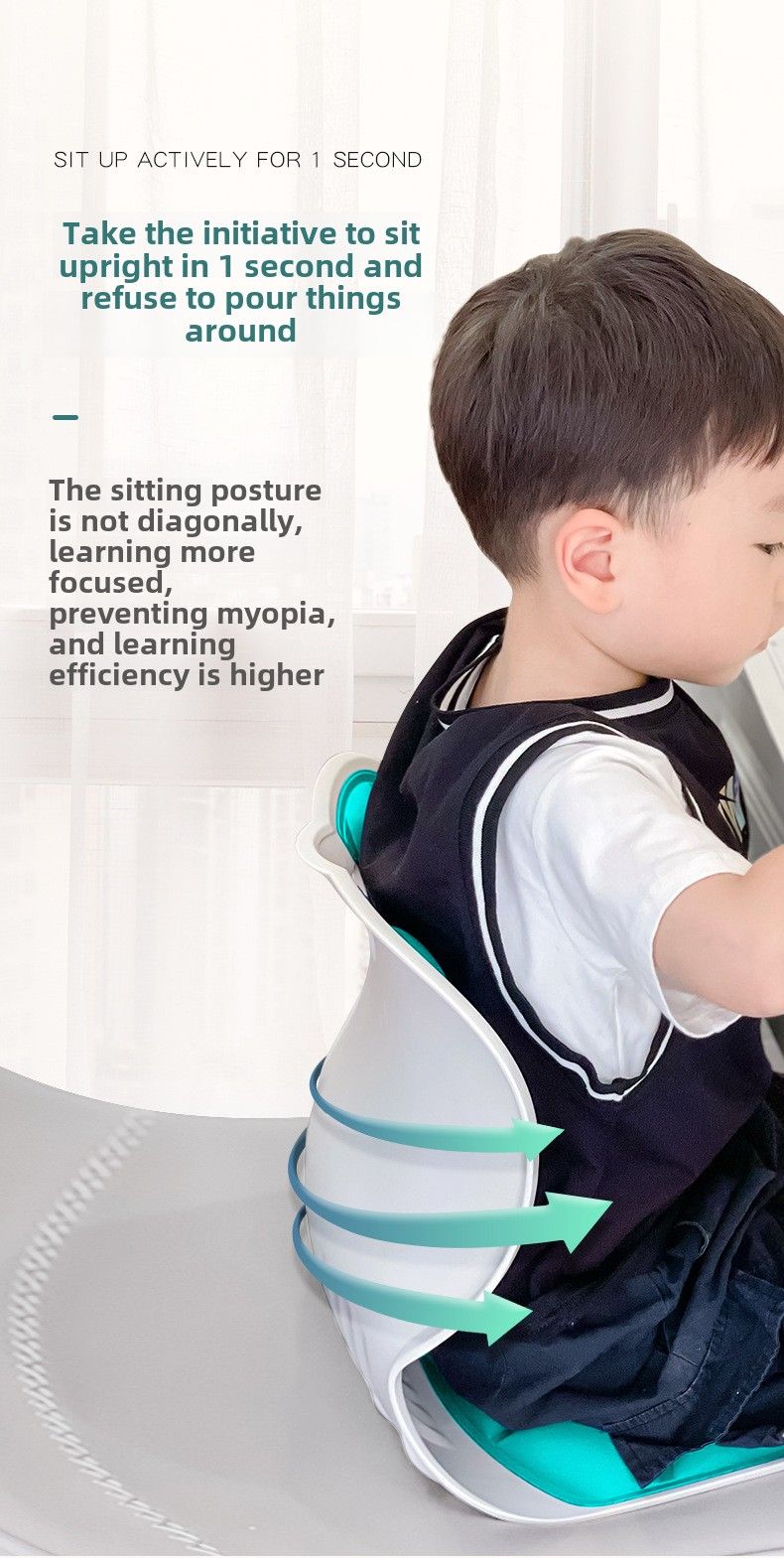 Waist Seat Cushion Children's Student Office Sitting For A Long Time Is Not Tired Artifact Ergonomic Chair Petal Seat Cushion Cushion Integrated_voghion.com