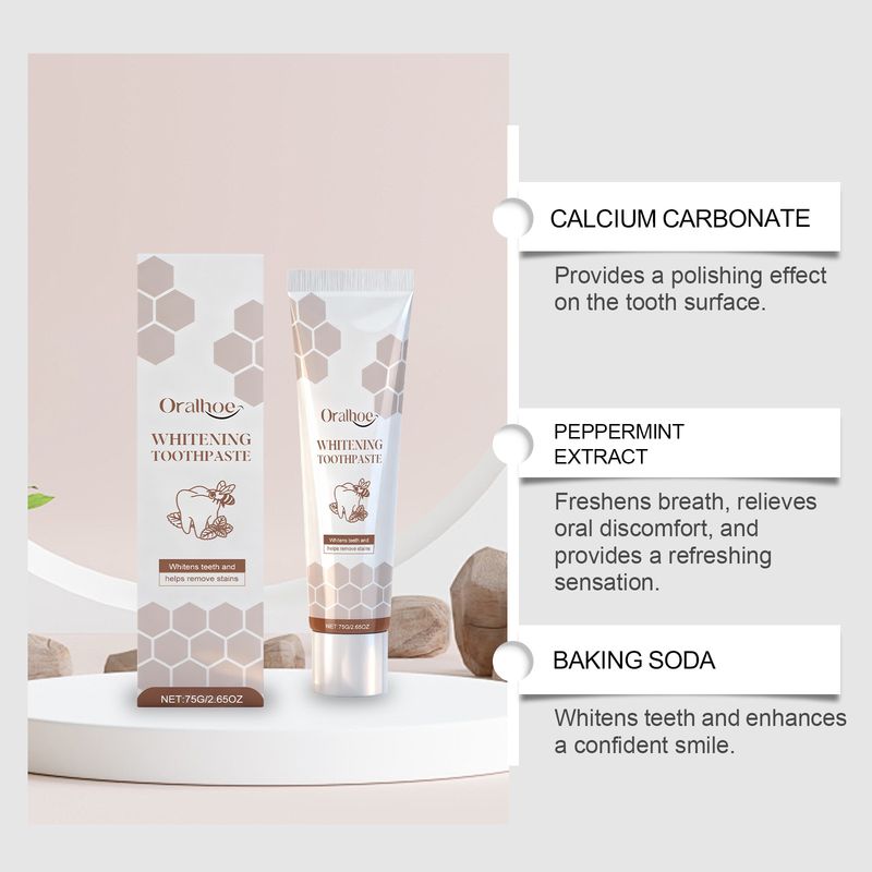 Dentifricio alla menta ORALHOE Pulizia quotidiana Odore di tartaro Alito fresco a lunga durata Igiene orale_voghion.com