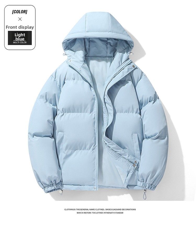 Doudoune d'hiver ample grande taille pour homme, nouvelle collection, coupe ample, en coton, rembourrée, à capuche_voghion.com