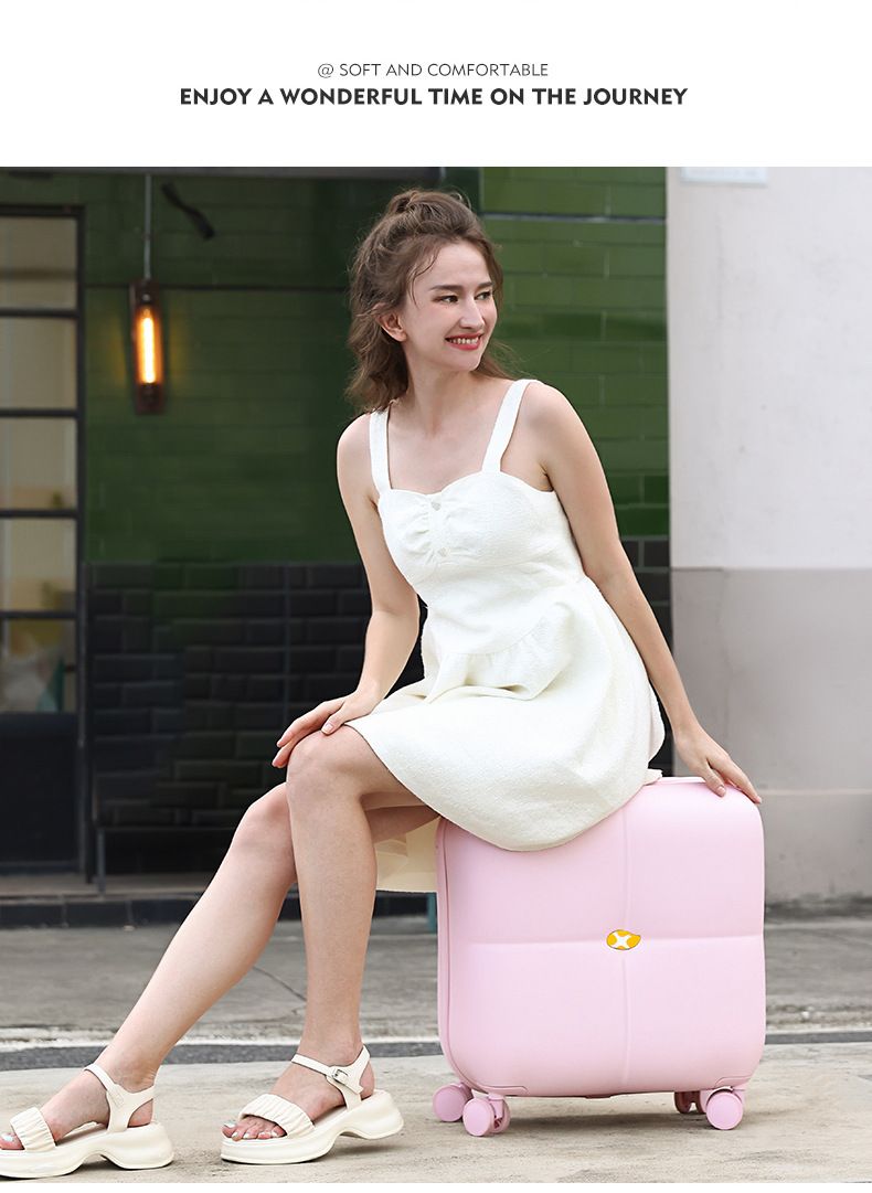 Gepäck Reesgeschäft Dräi-Stéck-Set Grouss Kapazitéit 28 Zoll Studenten Trolley Case 24 Zoll Anti-Fall Ultra Liicht Gepäck 20 Zoll_voghion.com