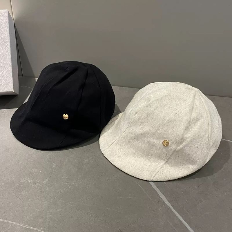 Berretto da pittore versatile, artistico, in cotone e lino, per donna, primavera/autunno, sottile e traspirante_voghion.com