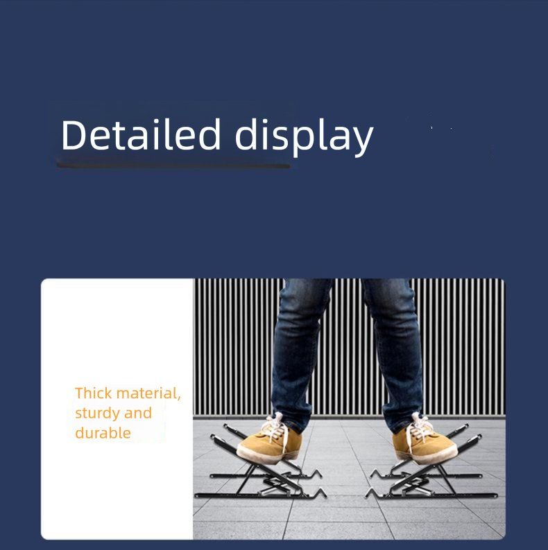 Yeni Taşınabilir Sessiz Alüminyum Alaşımlı Dizüstü Bilgisayar Soğutucu Yükseltilebilir Katlanır Stand RGB Renkli Işık Tabanı_voghion.com