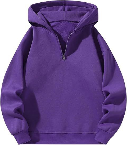 Modischer, lockerer Sport-Hoodie mit Reißverschluss und Kapuze, für Männer und Frauen_voghion.com