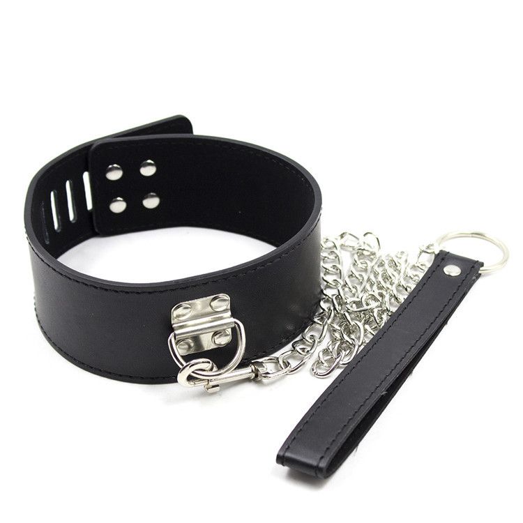 Sex Products With Lock Neck Cover Loose Shooting Bondage Flirting Leather Neck Cover Couples Toys Neck Cover_voghion.com