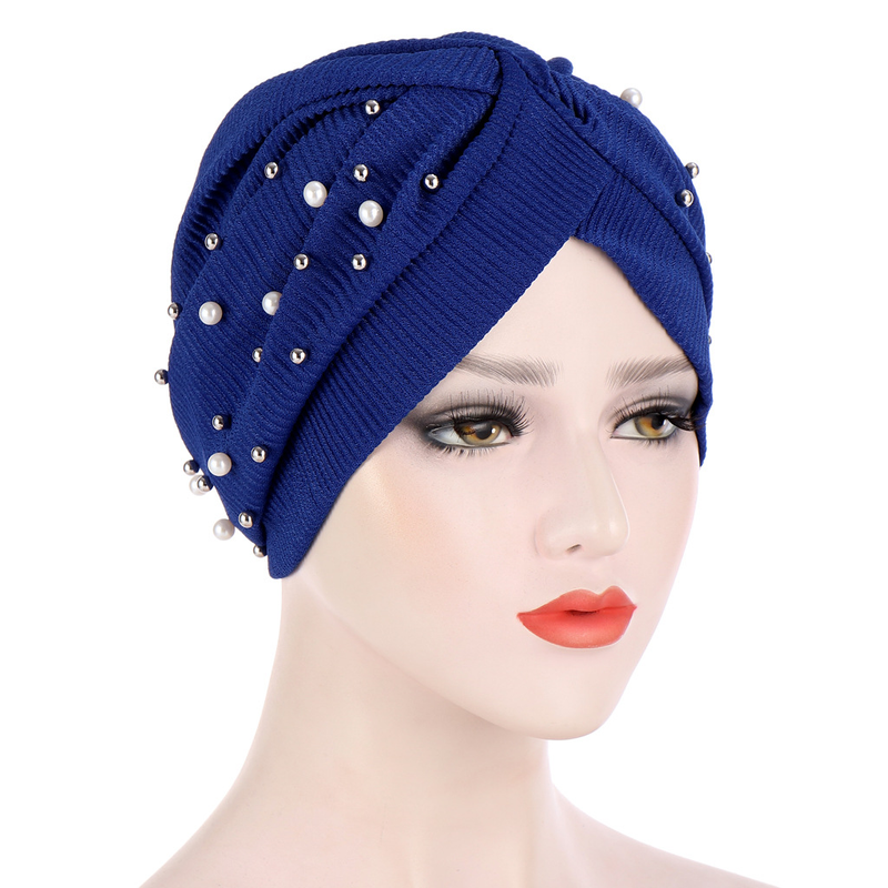 Perle Volltonfarbe große und kleine Perlen Finale Pullover Hut Turban Hut Baotou kleiner Hut_voghion.com
