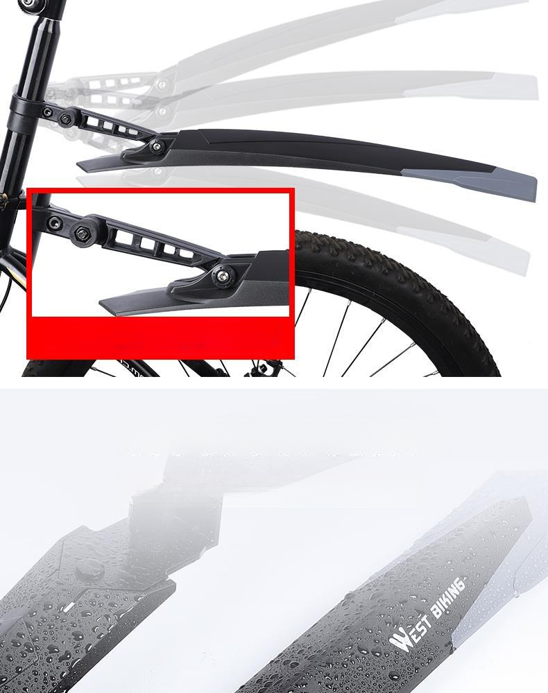 Universal Mountain Bike Mudguard Rear Fender Extended Rainproof Bicycle Accessories_voghion.com