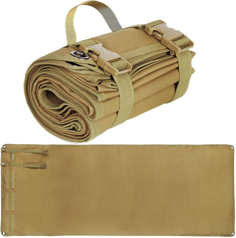 Tactical Single Foldable Soldier Moisture-Proof Shooting Outdoor Camping Ground Portable Nap Mat_voghion.com