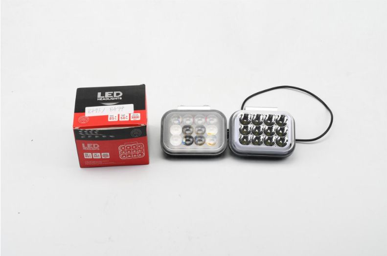 Elektrischer LED-Scheinwerfer, dynamisch, Dreirad, konstant, stark, externe Modifikation, superhelles Blinklicht_voghion.com