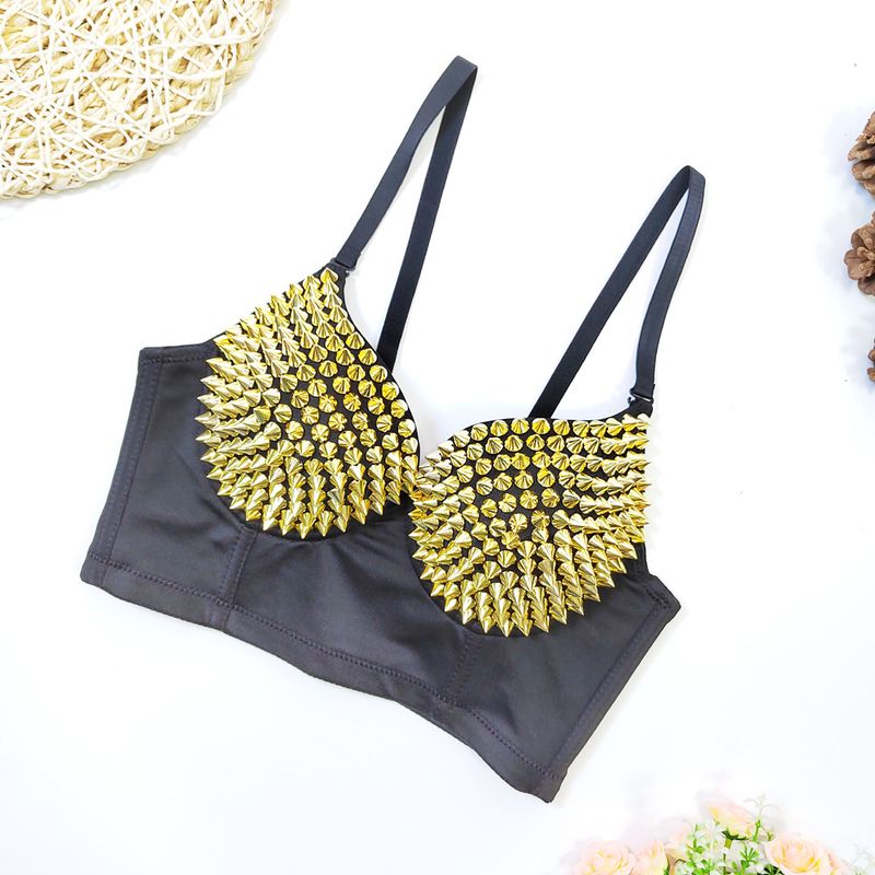 Outer corset, sexy nightclub bustier, halter tops_voghion.com