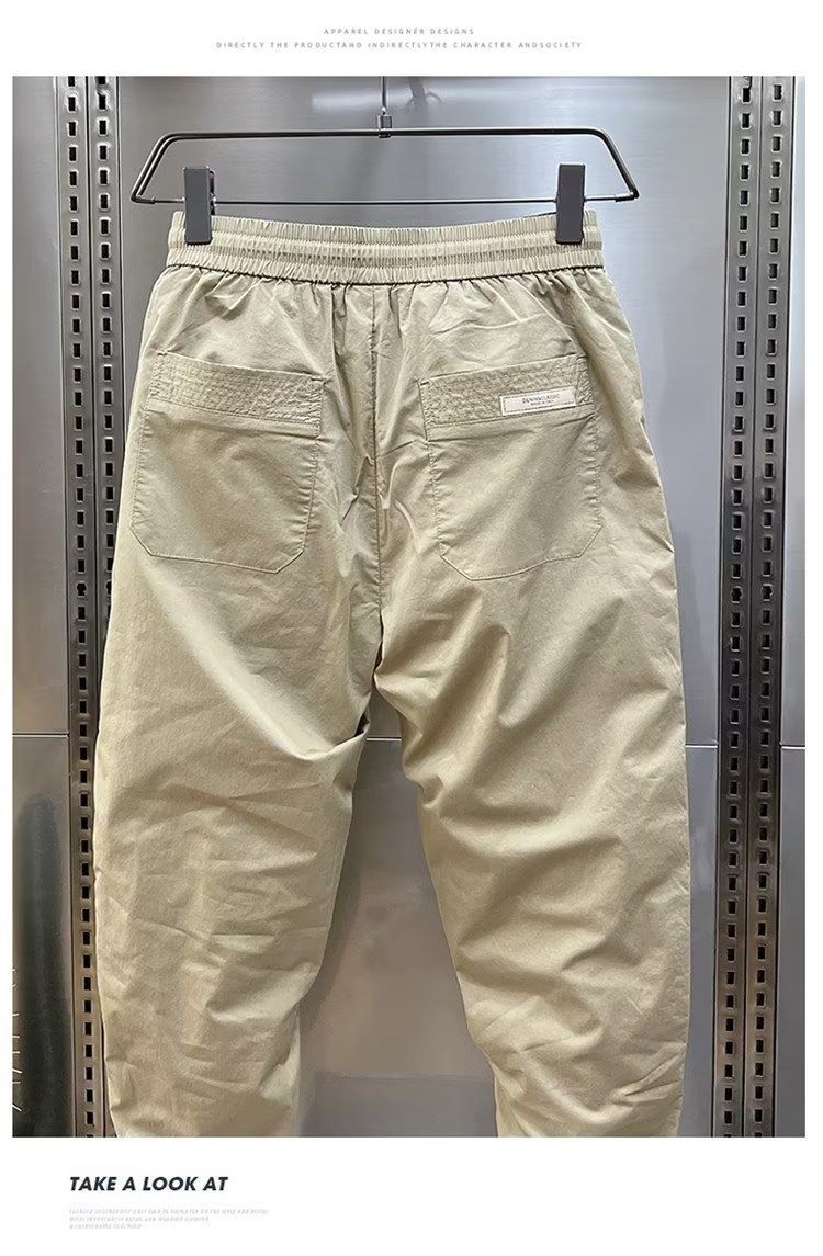 Men's all-in-one cargo pants loose leg corset Harlan pants_voghion.com