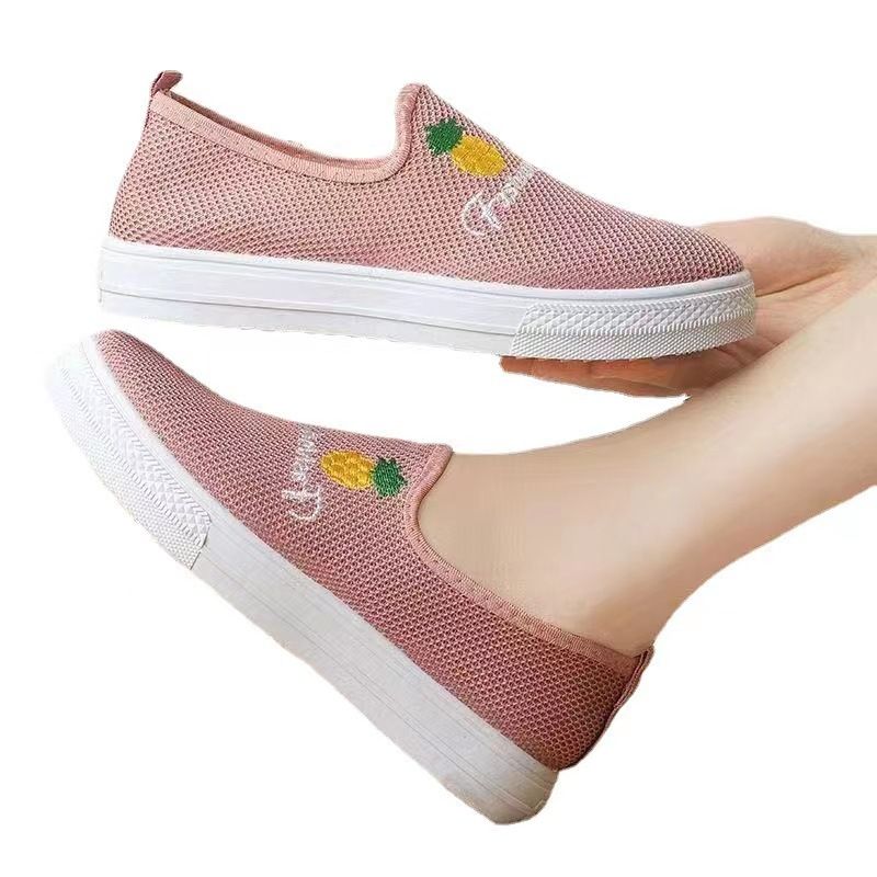 Sporten voor dames in de lente/herfst, casual schoenen met één voet, lage canvas schoenen voor dames, schoenen voor alleenstaanden en ouderen, dagelijks_voghion.com
