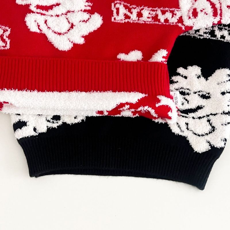 Boys' Soft Knit Sweater With Cartoon Print - Comfortable Round Neck Long Sleeve Pullover For Toddlers & Kids (3-8 Years, 90-130cm)_voghion.com