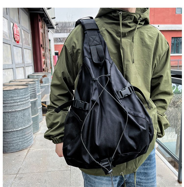 Herren Umhängetasche Modemarke Große Kapazität Sport Umhängetasche Student Persönlichkeit Outdoor Arbeit Umhängetasche_voghion.com