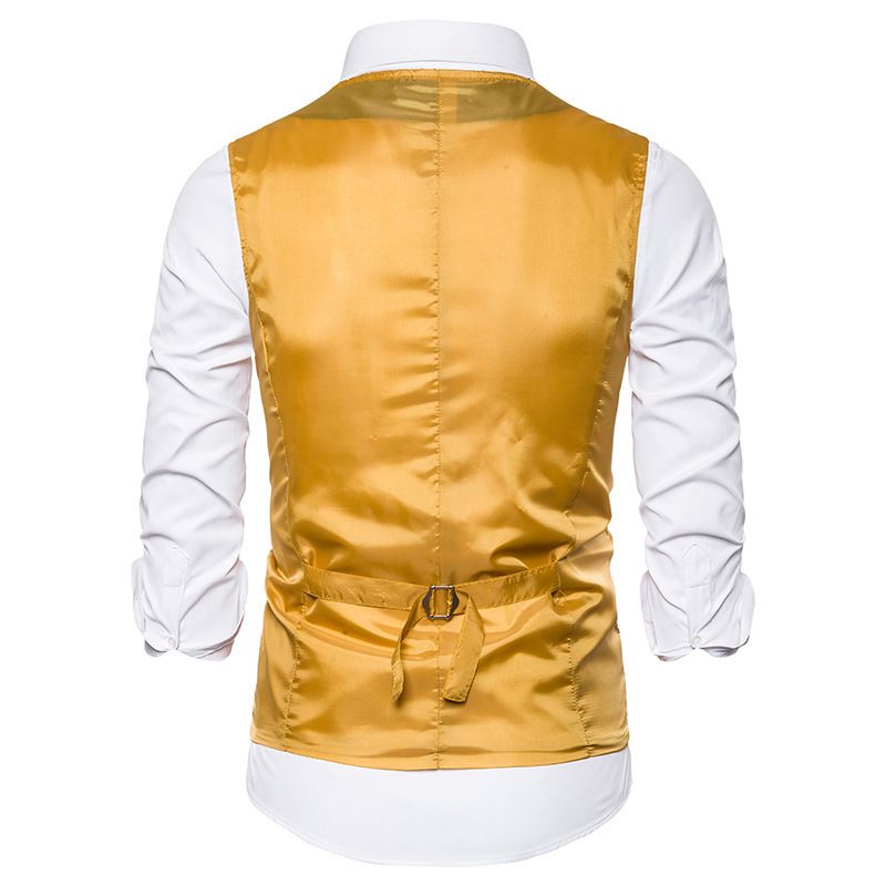 Men's Stage Costumes, Sequins, Vests, Photography Studios, Hosts, Singers, Emcees, Vests_voghion.com