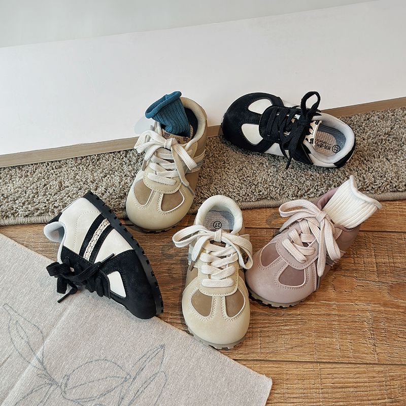 Classiche scarpe da ginnastica con cinturino per bambini, unisex, autunno, morbide, in similpelle, scarpe sportive per ragazzi e ragazze, design del marchio, antiscivolo, da viaggio_voghion.com