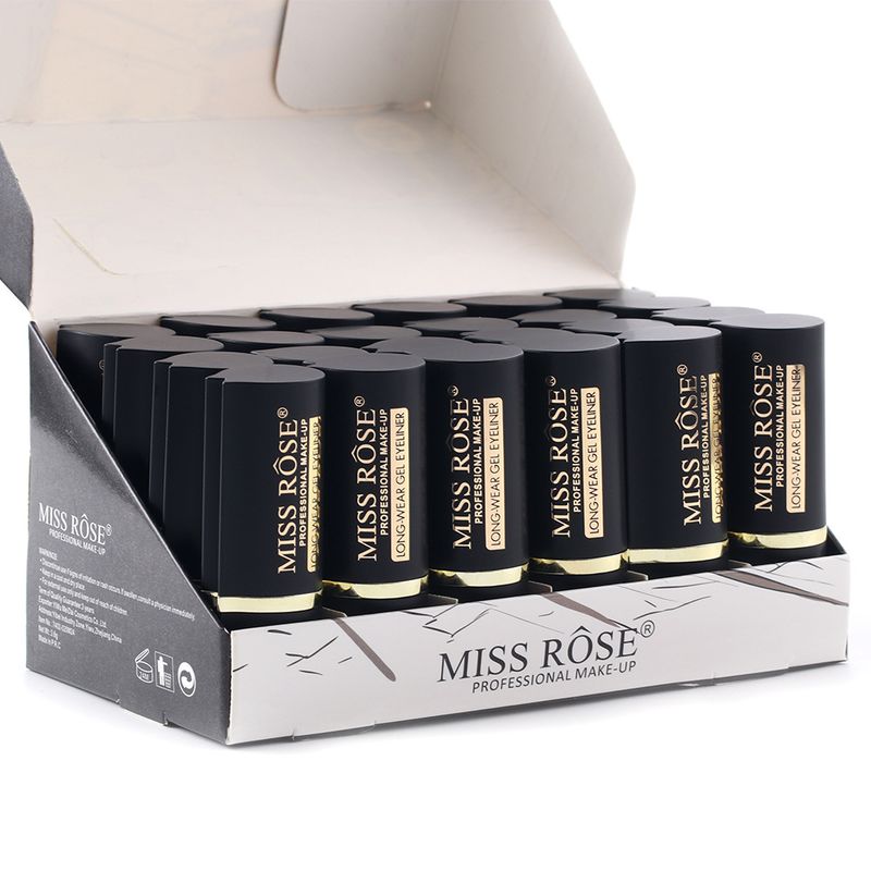 MISSROSE Makeup Matte Waterproof Not Easy To Smudge Black Single Head Solid Eyeliner Female Eyeliner_voghion.com