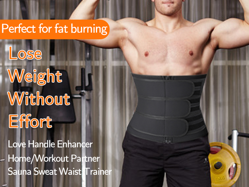 Trainer Ανδρική ζώνη περικοπής μέσης Fiess Προπόνηση Cincher Corsets Slimming Body Shaper Λιποδιαλύτης απώλειας βάρους_voghion.com