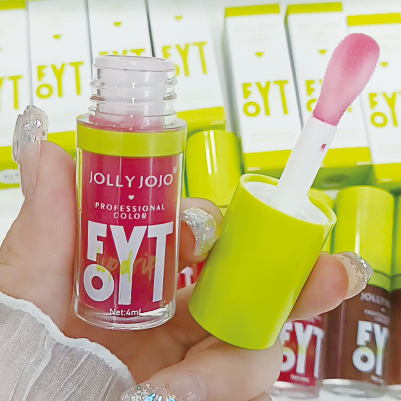 JOJO transparent lip gloss lip balm lip oil lip oil lip plumping moisturizing mirror lip glaze lip gloss wholesale_voghion.com