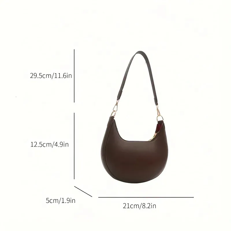 Modische Highend-Baseballtasche in Mondform mit Damen-Einzelschulter 250614l_voghion.com
