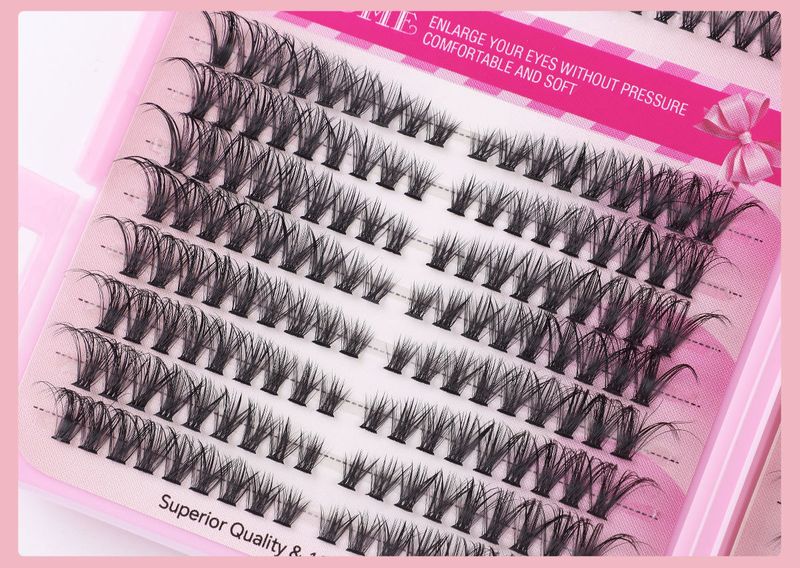 Beauty Essentials False Eyelash Extension Set Single Cluster 592 Clusters 30+40+50+60+80+100d Eyelashes_voghion.com