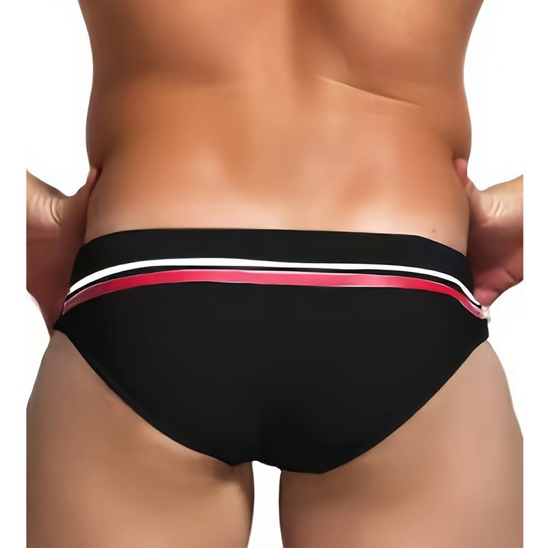 Sexy Low-Rise Solid Swim Shorts - Anti-Peek & Quick-Dry Comfortable Beachwear_voghion.com