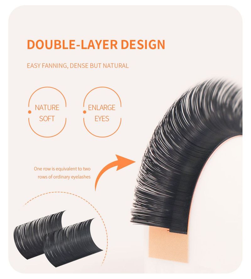 ANNAFRIS Easy Fan Eyelash Extension Automatic 1S Flowering 0.07mm Individual False Lashes Natural Soft Matte Black Volume Lash Extensions Supplies_voghion.com