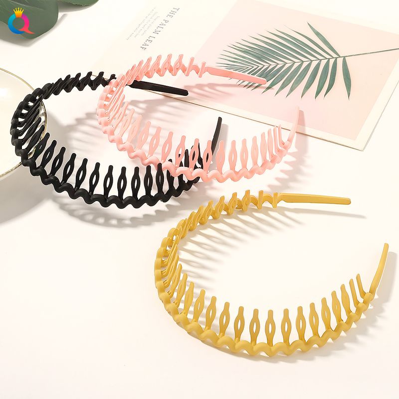 Hot Selling PC Wave Headband Face Washing Headband With Teeth Non Slip Hair Band High End Yiwu Hairpin Hair Accessories Wholesale_voghion.com