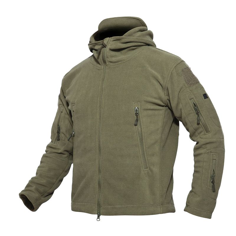 TAD Herren Fleecejacke, warm, groß, für den Außenbereich, russischer Fan, Militäradler_voghion.com
