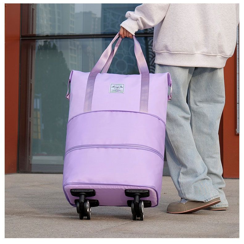 2025 New Universal Wheel Stor kapacitet våt och torr Separation Expansion Bag, med hjul Resväska Axelväska_voghion.com