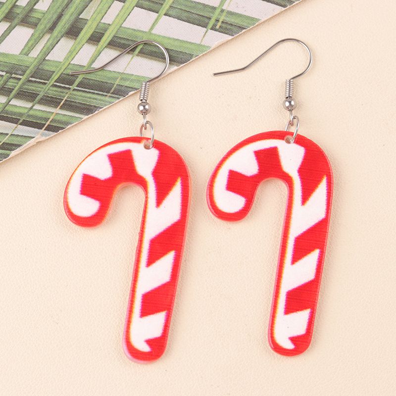 Series Cup Snowman Acrylic Studs Cartoon Christmas Tree Hat Boots Earrings Jewelry For Women_voghion.com