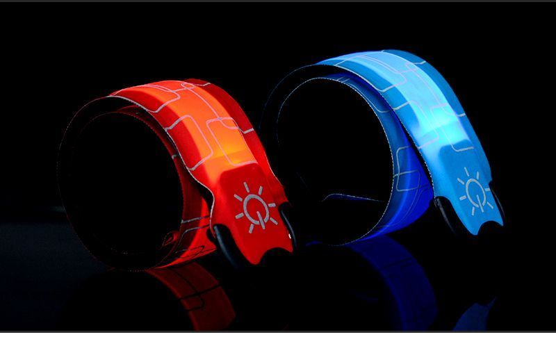 Night Running Wristband Arm Light USB Sports Glowing Armband LED Snap Ring_voghion.com