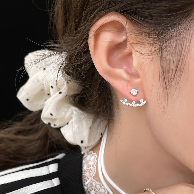 Orecchini a forma di piccola nicchia con zircone per donna, 2025, nuovi orecchini alla moda con micro intarsi, semplici e di alta qualità_voghion.com