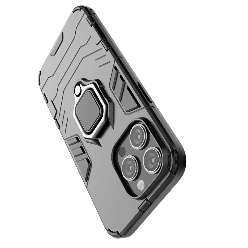 Armadura a prueba de golpes para 15 Pro Max 15Pro iphone15 Plus Soporte magnético para automóvil Anillo de cubierta trasera para iPhone 15ProMax Funda de teléfono_voghion.com