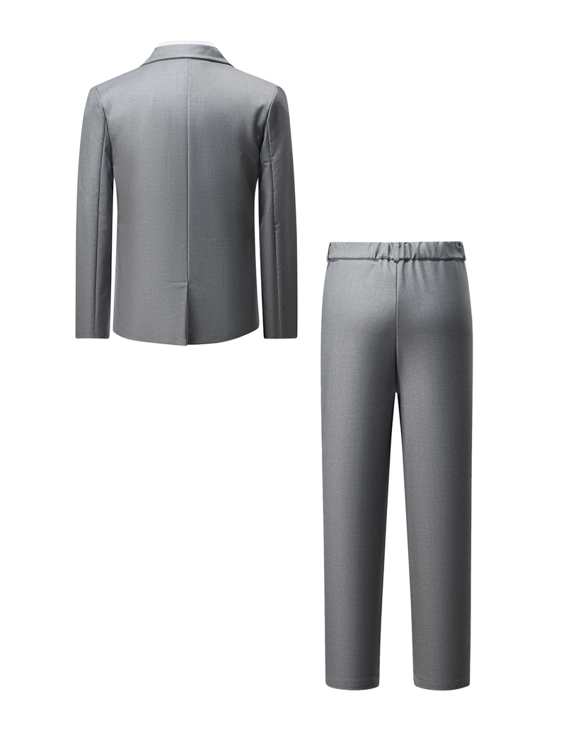 Baby Clothes Boy Suit Long-sleeved Shirt Host Suit Waistcoat Trousers Gentleman Dress Four-piece Set_voghion.com
