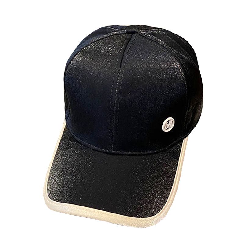 New Xiaoxiang M-Label Baseball for Women's Spring/Summer Korean Edition with Small Face and Fashionable Western Style_voghion.com