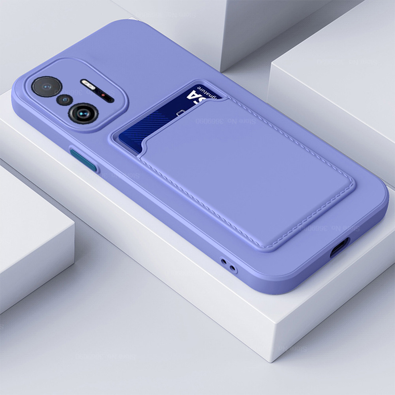 Quadratischer Kartensteckplatzhalter, weiche Silikon-Rückseitenabdeckungen für Xiaomi 11T Pro mi11t mi 11t 11tpro xiomi 11 t_voghion.com