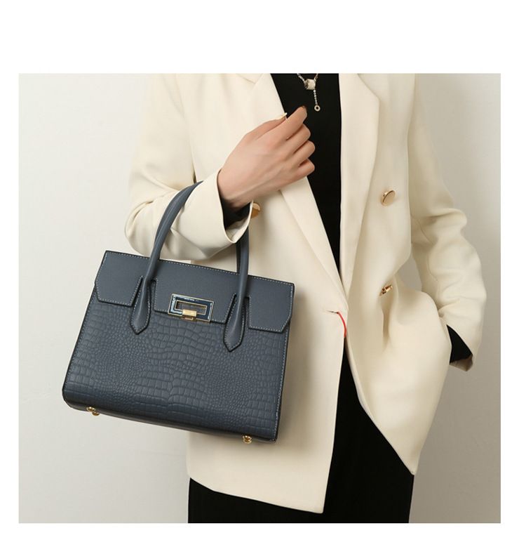 2024 nuova borsa a tracolla minimalista urbana per mamma, borsa a tracolla da donna, classico motivo a pelle di serpente_voghion.com
