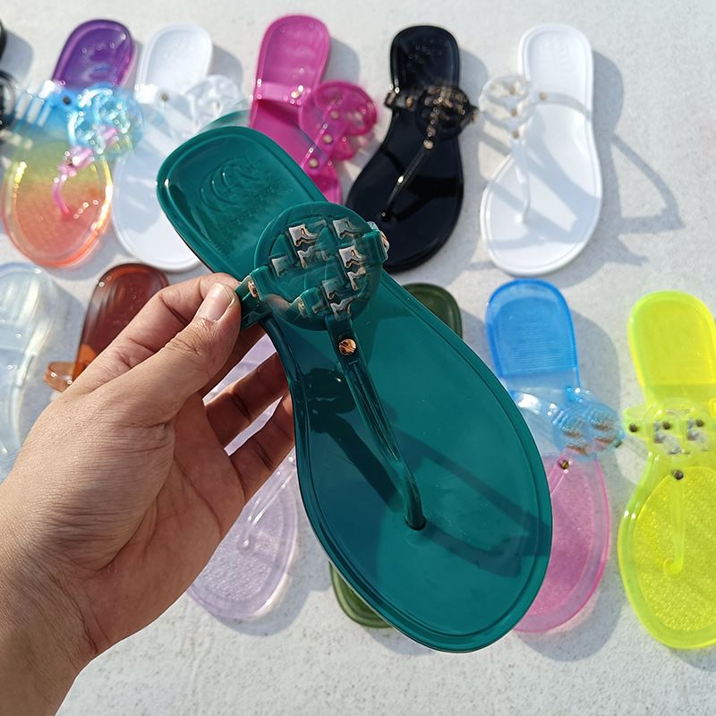 TB Sandaler Flip-Flops Dam Platta Tå 2025 Nya Strandtofflor_voghion.com