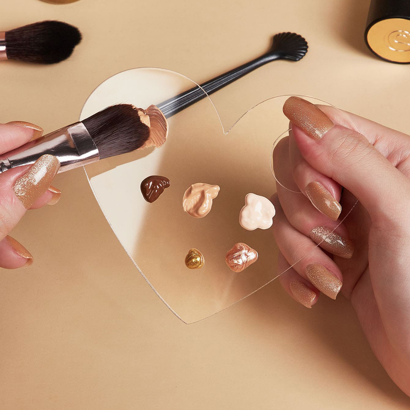 Tavolozza di colori per fondotinta liquido dedicata all'artista Miscelatore per unghie con rossetto per trucco di bellezza acrilico_voghion.com