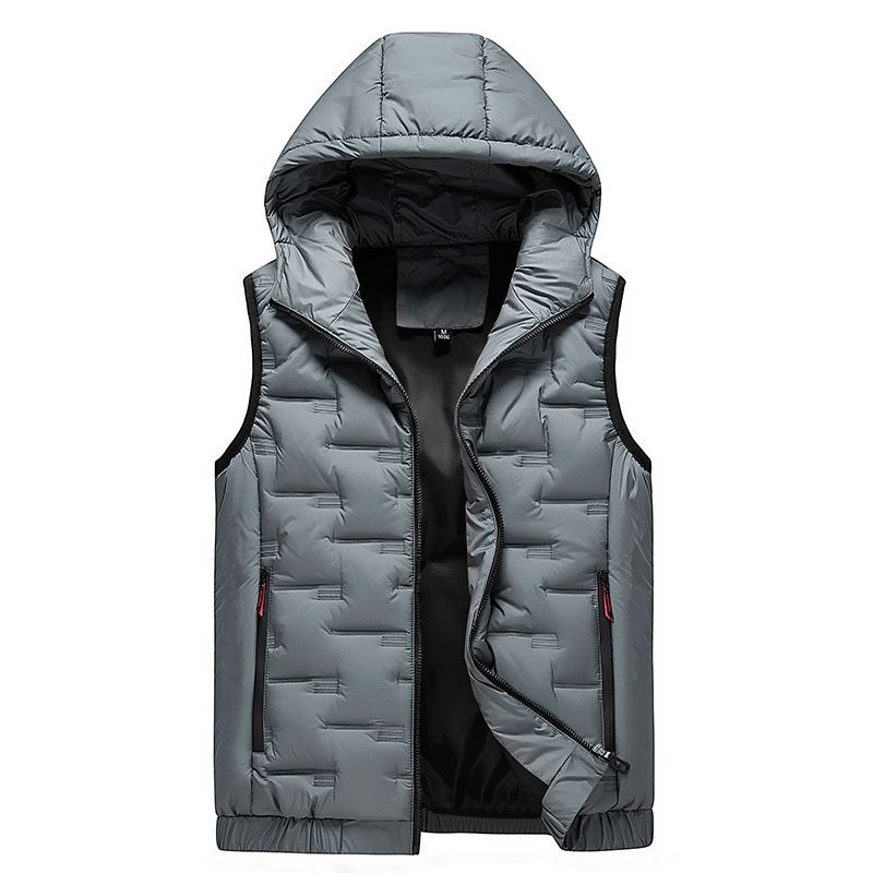 Giacca casual slim con canotta oversize, calda e alla moda, da uomo, in cotone, versione coreana_voghion.com