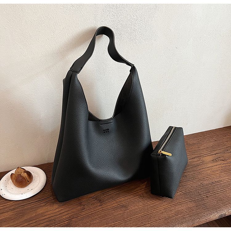 Borsa a tracolla coreana di nicchia hobo pigra per tutti i giorni madre e bambino alla moda e rilassata, grande capacità, sotto le ascelle_voghion.com