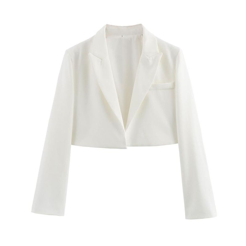 Women's Clothing 2024 Autumn Winter New Style Personality Fashion Simple Short Blazer Jacket For Women_voghion.com