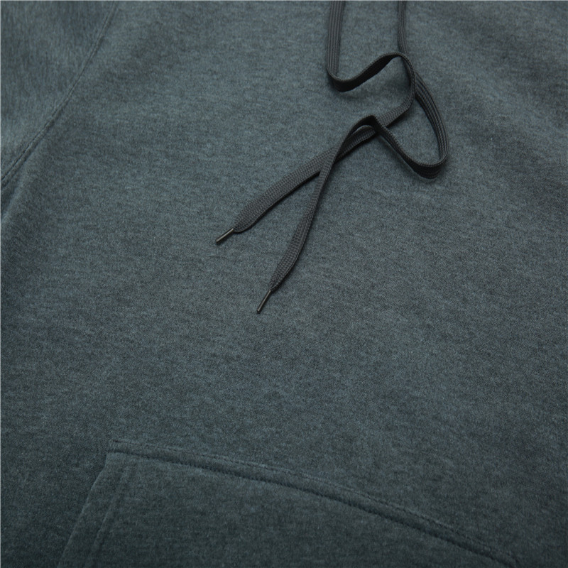 Straight Hoodie Smooth Plate Solid Color Sweater Sport 2 Piece Set Autumn And Winter Fleece_voghion.com