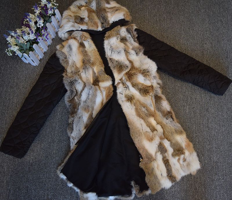 Abbigliamento da donna in vera pelliccia di coniglio_voghion.com