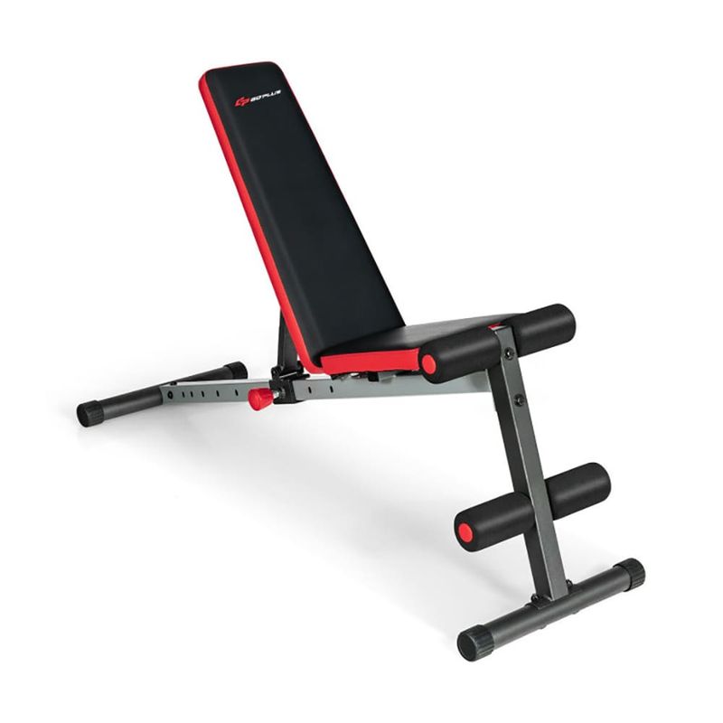 Strong And Tough Construction Multi-function Weight Bench With Adjustable Backrest_voghion.com