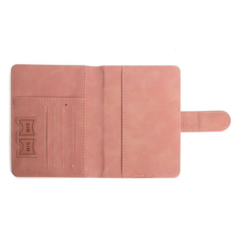PU Spot Passport Bag, Multi-function ID Bag, Storage Bag, Passport Holder, Anti-theft Brush, Passport Holder._voghion.com