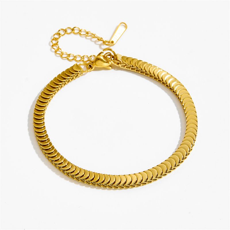 Fashionable Light Luxury Bracelet Copper Material Multi-layer Design Sense Jewelry Snake Bone Chain_voghion.com