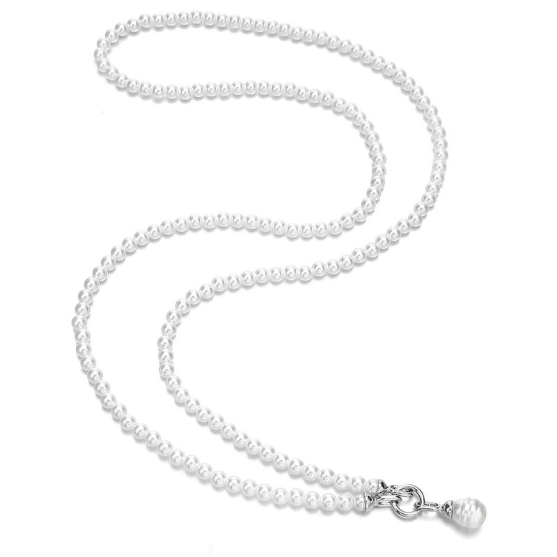 Perlenband Cross Body Chain Taillenkette Damen Vielseitige einfache mehrschichtige Stapelkette Kleid Taillenkette_voghion.com