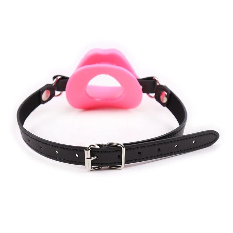 Seks suženj Silikonske ustnice Čep za usta Oralni fetiš Bdsm Bondage Omejitve Erotična igrača Seks igrače ženske Pari BDSM SM_voghion.com