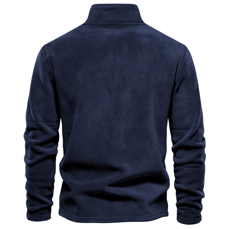 Autumn Winter New Half Zipper Long Sleeve Sweatshirt Trendy And Easiest For Match Men's Top_voghion.com